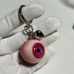 Eyeball Heart Charm Keychain (NWT)